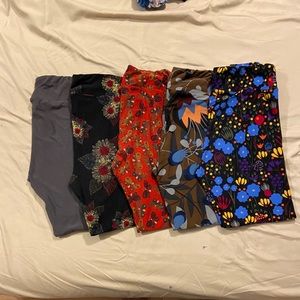 5 Pair of TC Lularoe Leggings